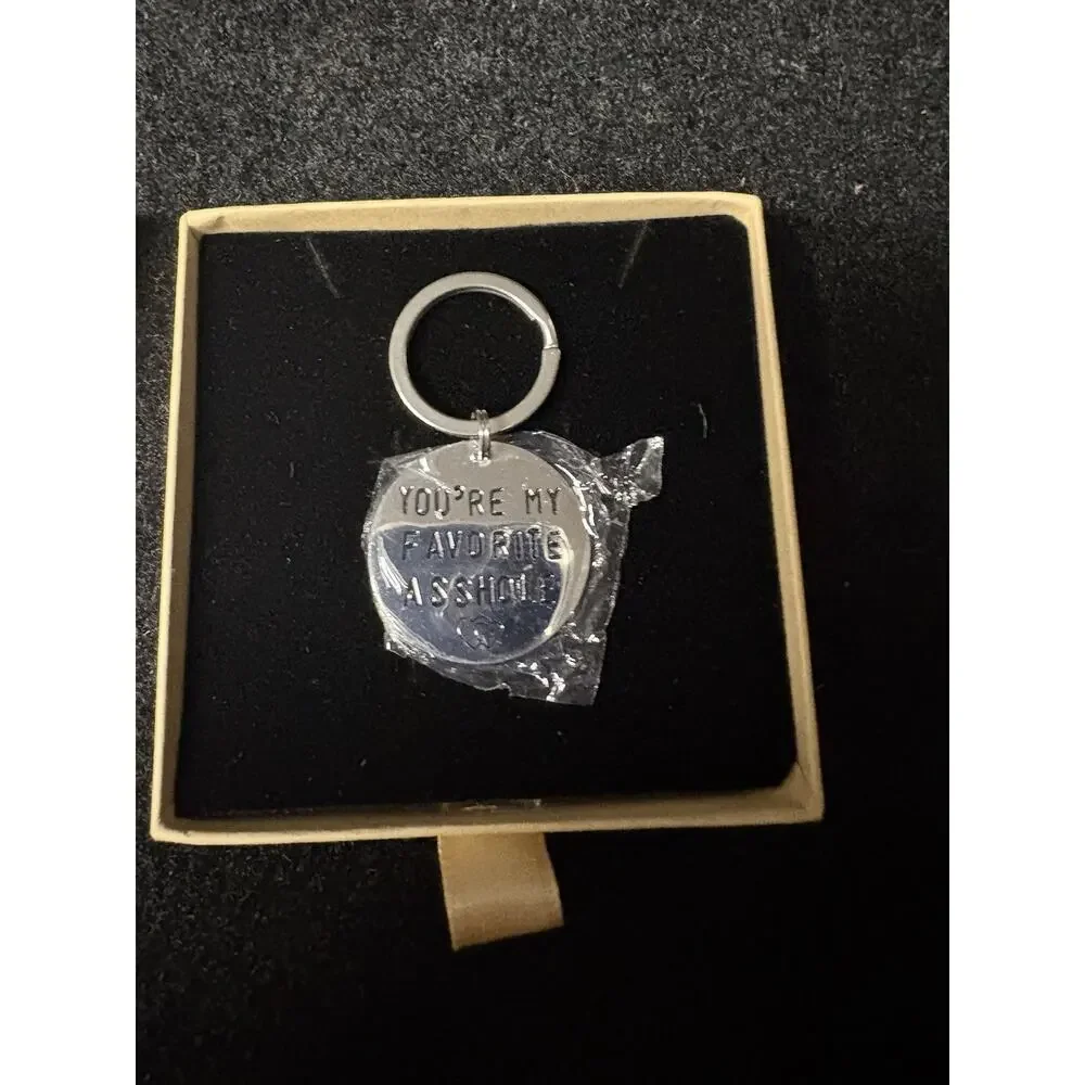 LParkin Funny Keychain – “You’re My Favorite A**hole” – Gift Box Included – New